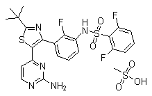 Dabrafenib mesylate