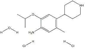 5-甲基-2-(1-甲基乙氧基)-4-(4-哌啶)-苯胺二鹽酸鹽一水合物