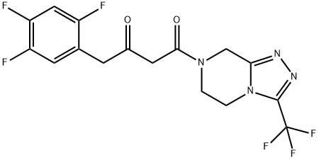 (2Z)-4-氧代-4-[3-(三氟甲基)-5,6-二氫-[1,2,4]三唑并[4,3-a]吡嗪-7-(8H)-基]-1-(2,4,5-三氟苯基)丁-2-酮