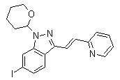 (E)-6-碘-3-[2-(吡啶-2-基)乙烯基]-1-(四氫-2H-吡喃-2-基)-1H-吲唑